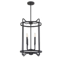 Savoy House - 3-4901-4-89 - Four Light Foyer Pendant - Kent - Matte Black