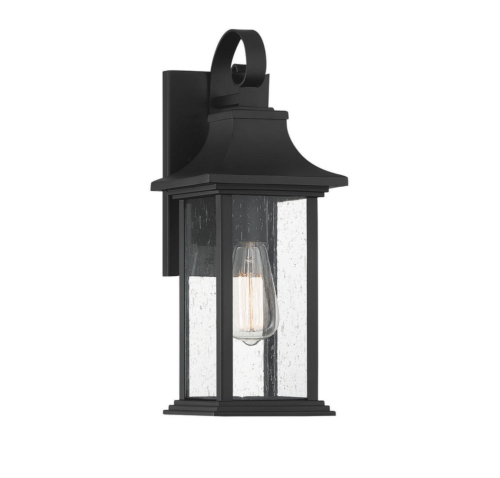 Savoy House - 5-450-BK - One Light Wall Sconce - Hancock - Matte Black