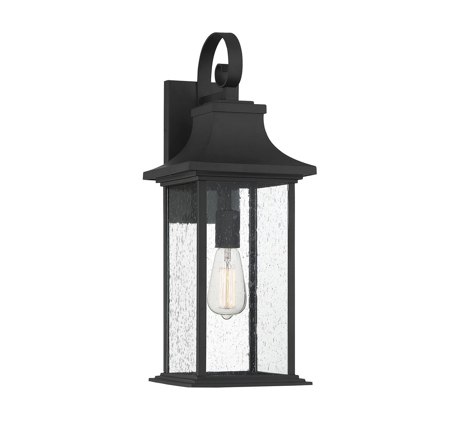 Savoy House - 5-451-BK - One Light Wall Sconce - Hancock - Matte Black