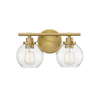 Savoy House - 8-4050-2-322 - Two Light Bath Bar - Carson - Warm Brass