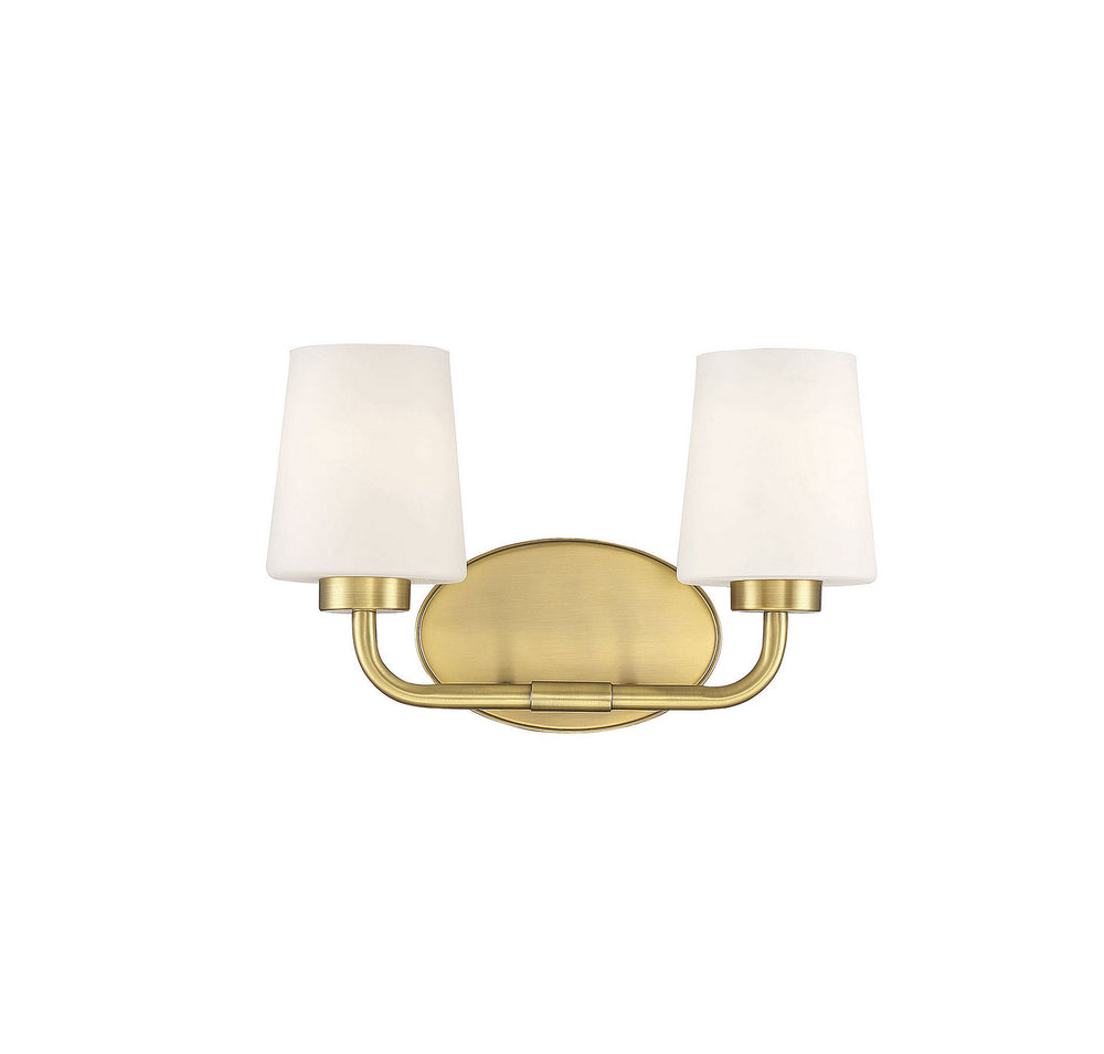 Savoy House - 8-4090-2-322 - Two Light Bath Bar - Capra - Warm Brass