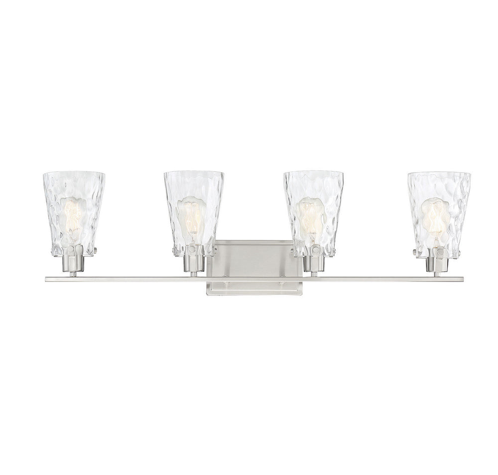 Savoy House - 8-4508-4-SN - Four Light Bath Bar - Vaughan - Satin Nickel