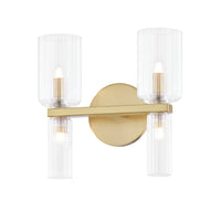 Mitzi - H384302-AGB - LED Bath and Vanity - Tabitha - Aged Brass