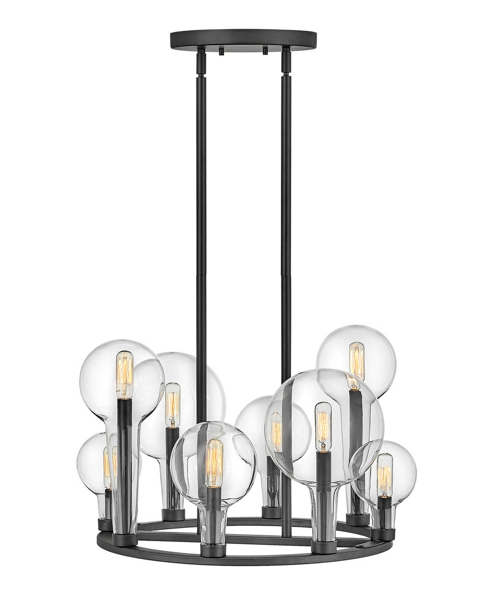 Hinkley - 30526BK - LED Chandelier - Alchemy - Black