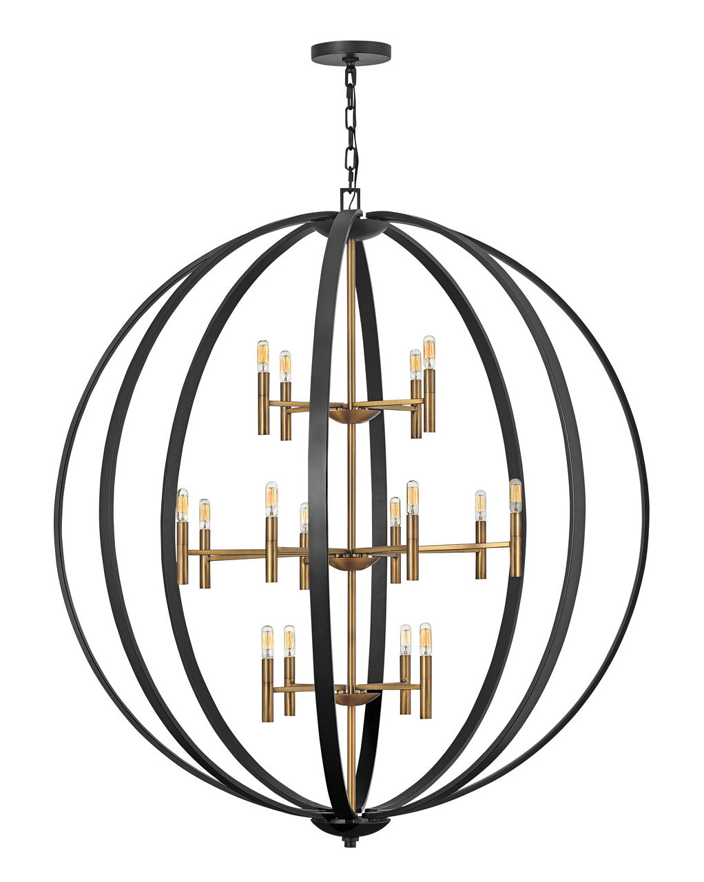 Hinkley - 3465SB - LED Chandelier - Euclid - Spanish Bronze