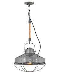 Hinkley - 34904RP - LED Pendant - Brooklyn - Rustic Pewter