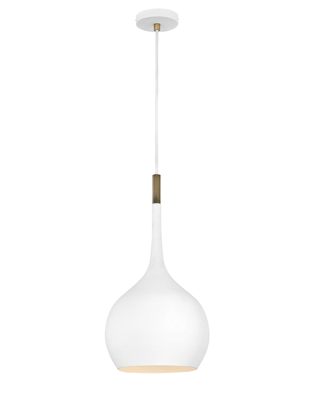 Hinkley - 4457CI - LED Pendant - Ziggy - Chalk White