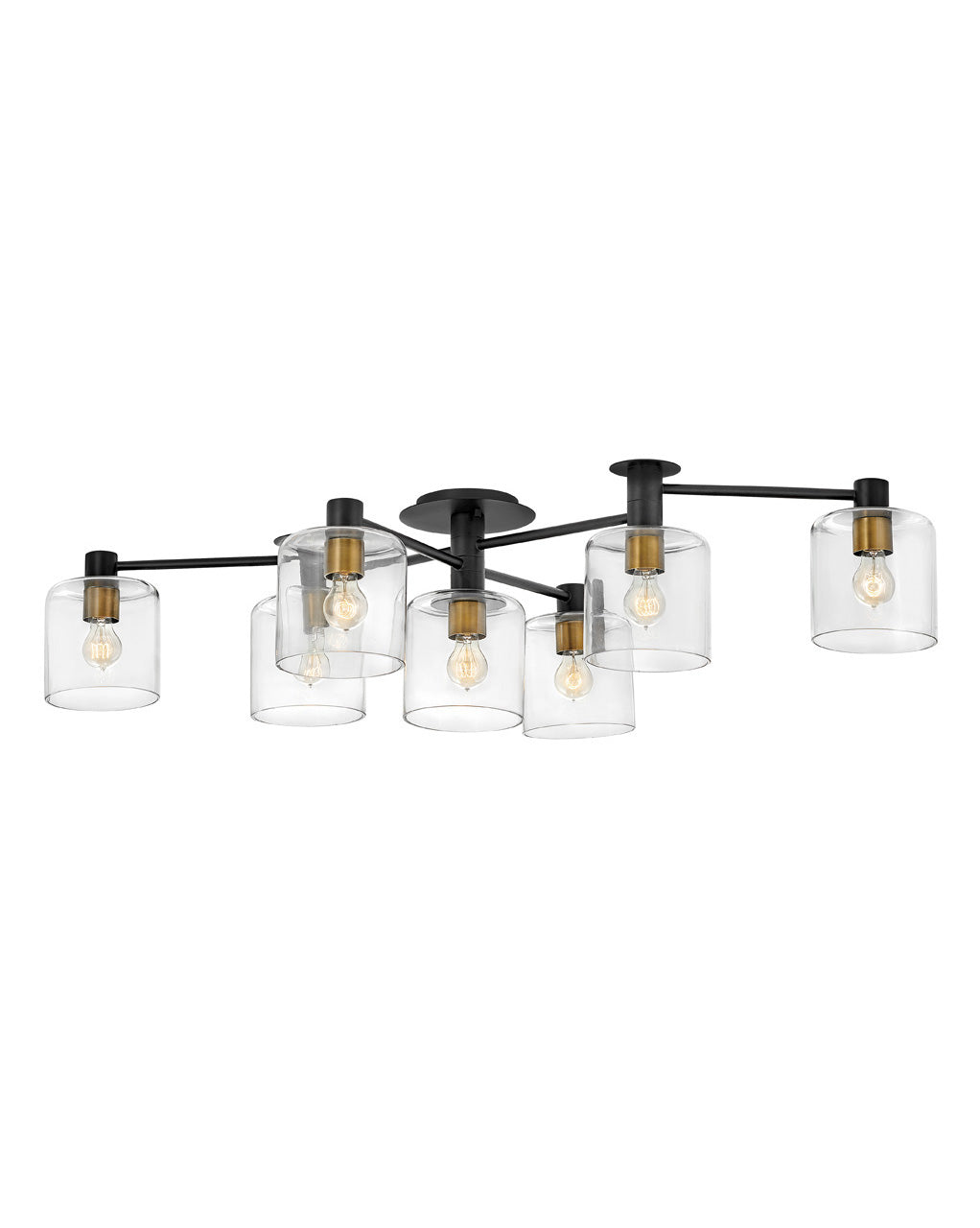 Hinkley - 4513BK - LED Foyer Pendant - Axel - Black