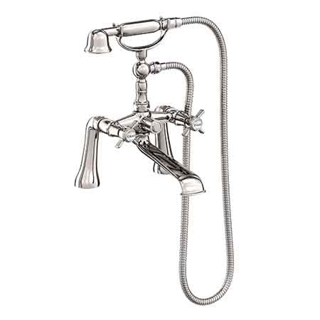 Exposed Tub & Hand Shower Set - Deck Mount in Multiple Finishes