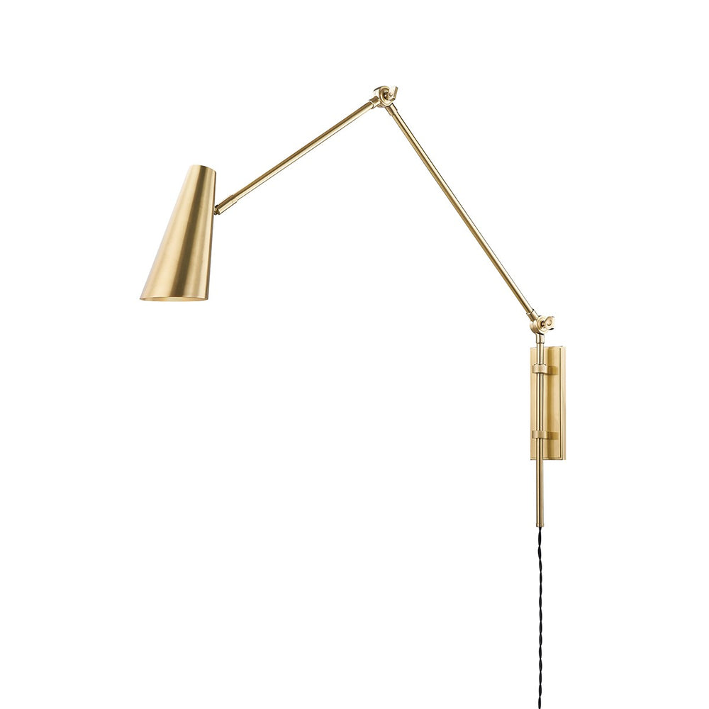 Hudson Valley - 4121-AGB - One Light Wall Sconce - Lorne - Aged Brass