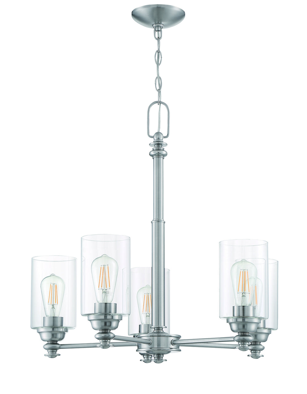 Craftmade - 49825 - Dardyn Five Light Chandelier in Mulltiple Finishes - Dardyn