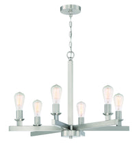 Craftmade - 53126 - Chicago Six Light Chandelier in Mulltiple Finishes - Chicago