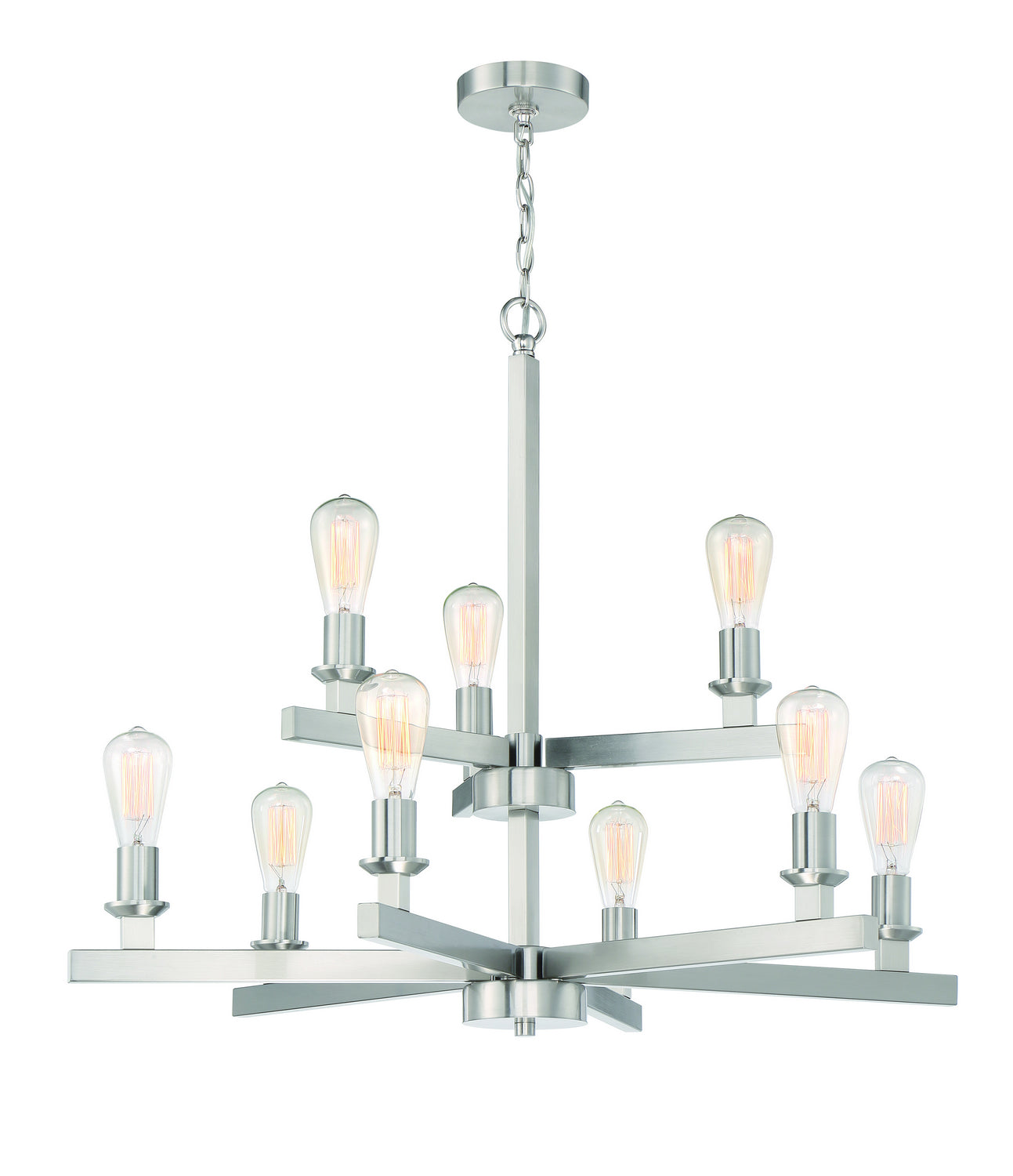 Craftmade - 53129 - Chicago Nine Light Chandelier in Mulltiple Finishes - Chicago