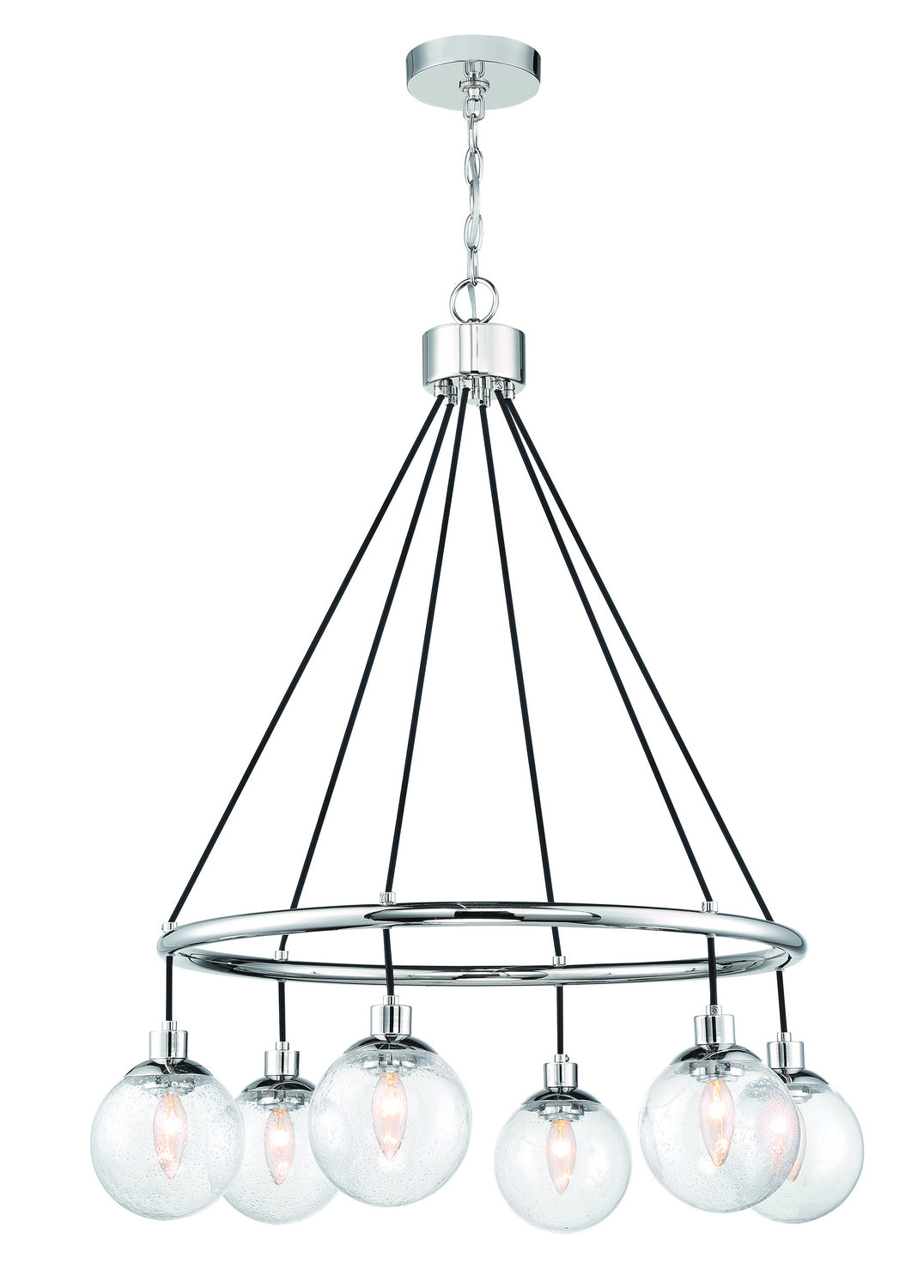 Craftmade - 53326 - Que Six Light Chandelier in Mulltiple Finishes - Que