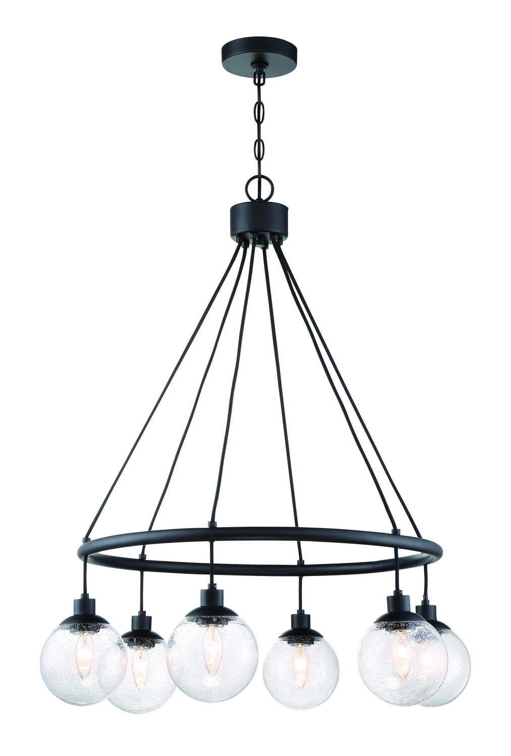 Craftmade - 53326 - Que Six Light Chandelier in Mulltiple Finishes - Que