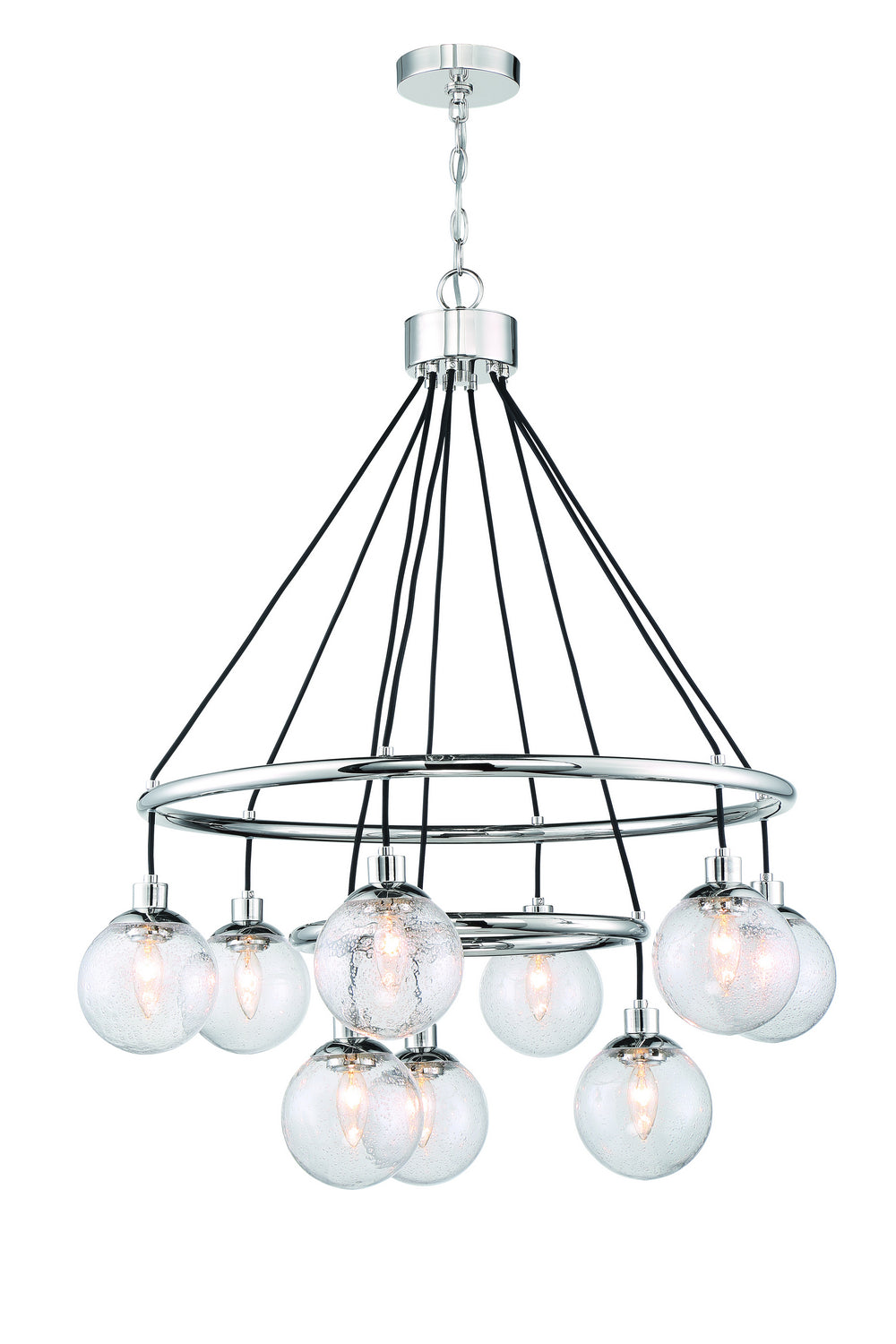 Craftmade - 53329 - Que Nine Light Chandelier in Mulltiple Finishes - Que