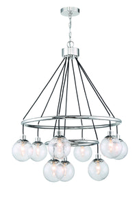 Craftmade - 53329 - Que Nine Light Chandelier in Mulltiple Finishes - Que