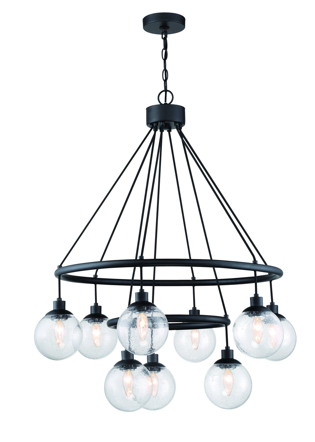 Craftmade - 53329 - Que Nine Light Chandelier in Mulltiple Finishes - Que