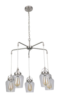 Craftmade - 53525 - Trystan Five Light Chandelier in Mulltiple Finishes - Trystan