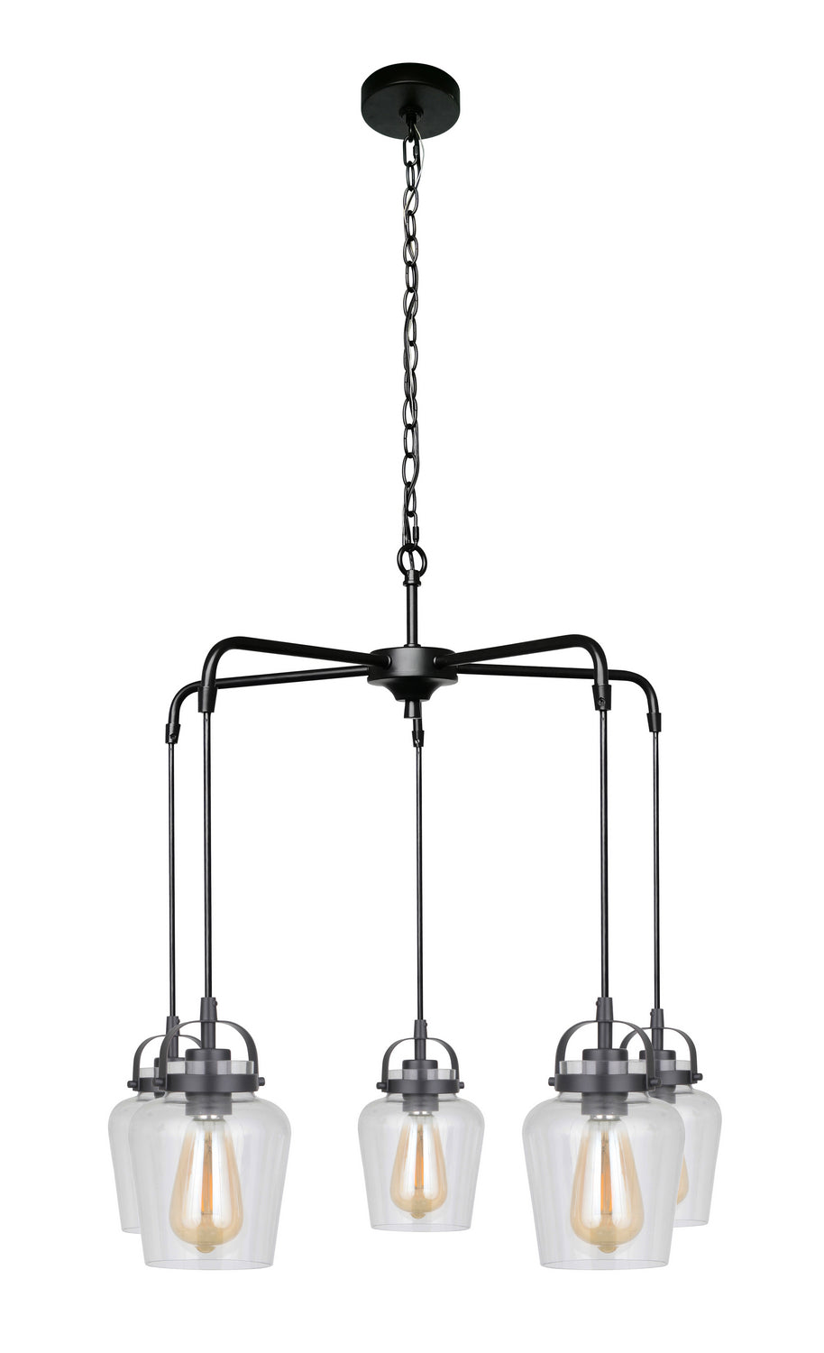 Craftmade - 53525 - Trystan Five Light Chandelier in Mulltiple Finishes - Trystan