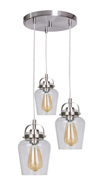 Craftmade - 53592 - Trystan Three Light Pendant in Mulltiple Finishes - Trystan