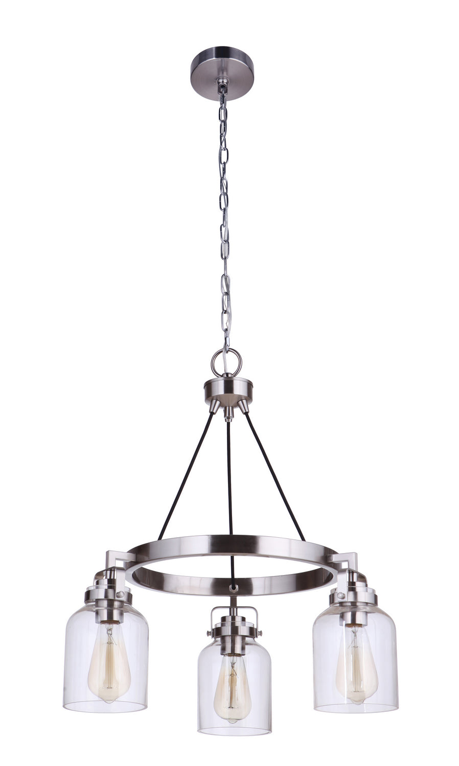 Craftmade - 53623 - Foxwood Three Light Chandelier in Mulltiple Finishes - Foxwood