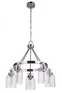 Craftmade - 53625 - Foxwood Five Light Chandelier in Mulltiple Finishes - Foxwood