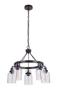 Craftmade - 53625 - Foxwood Five Light Chandelier in Mulltiple Finishes - Foxwood