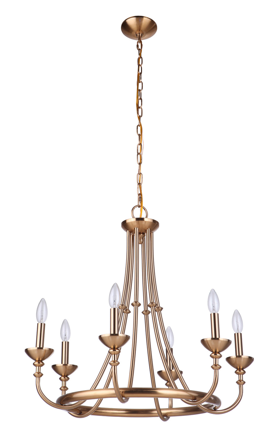 Craftmade - 53726 - Marlowe Six Light Chandelier in Mulltiple Finishes - Marlowe