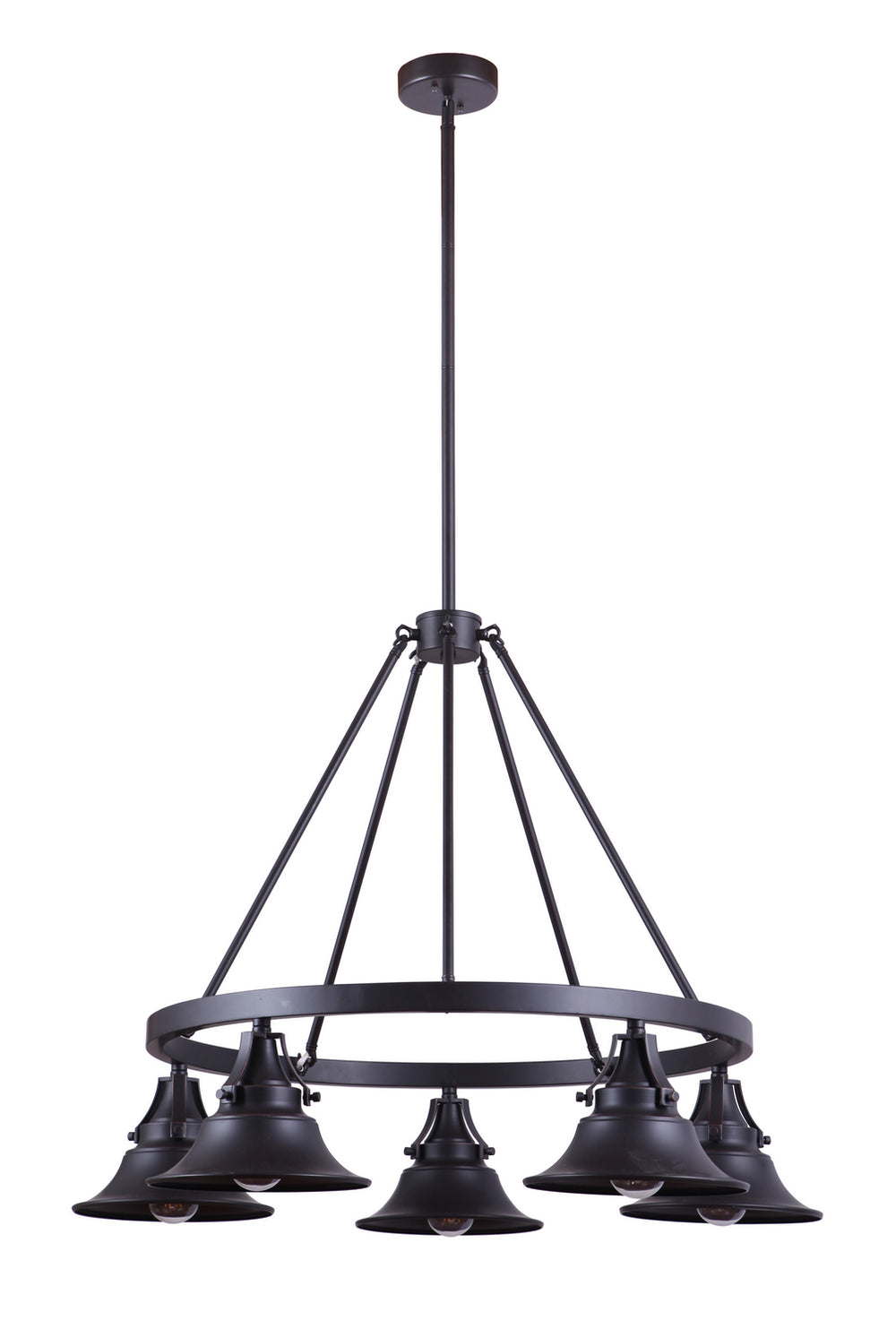 Craftmade - 54025 - Union Five Light Outdoor Chandelier in Mulltiple Finishes - Union