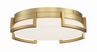 George Kovacs - P953-2-248-L - LED Flush Mount - Bezel Set - Honey Gold