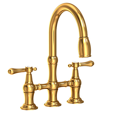 Kitchen Bridge Pull-Down Faucet in Multiple Finishes