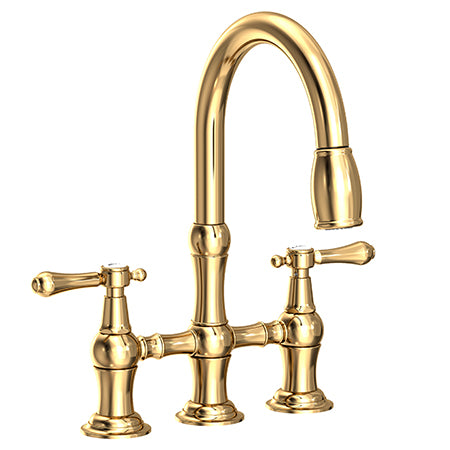 Kitchen Bridge Pull-Down Faucet in Multiple Finishes