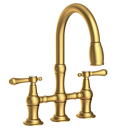 Kitchen Bridge Pull-Down Faucet in Multiple Finishes