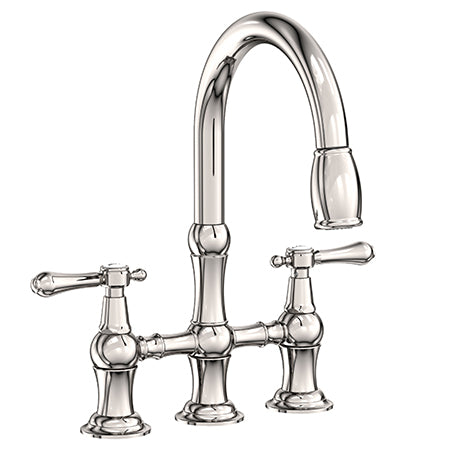 Kitchen Bridge Pull-Down Faucet in Multiple Finishes