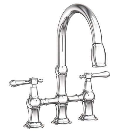 Kitchen Bridge Pull-Down Faucet in Multiple Finishes