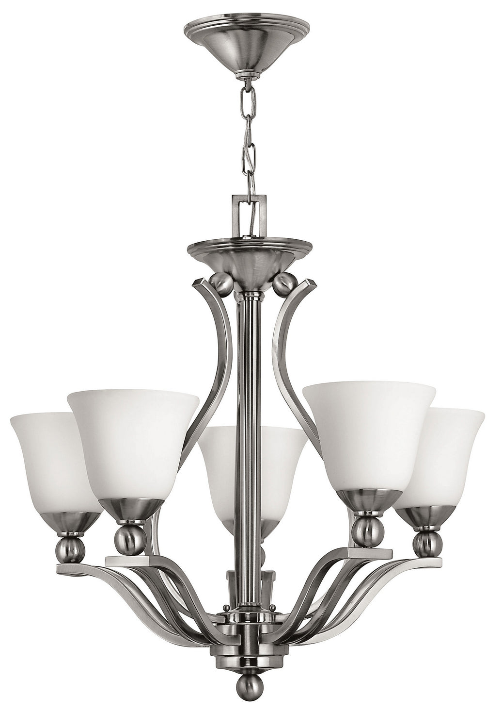 Hinkley - 4655BN - LED Foyer Pendant - Bolla - Brushed Nickel