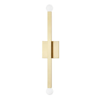 Mitzi - H463102-AGB - Two Light Wall Sconce - Dona - Aged Brass