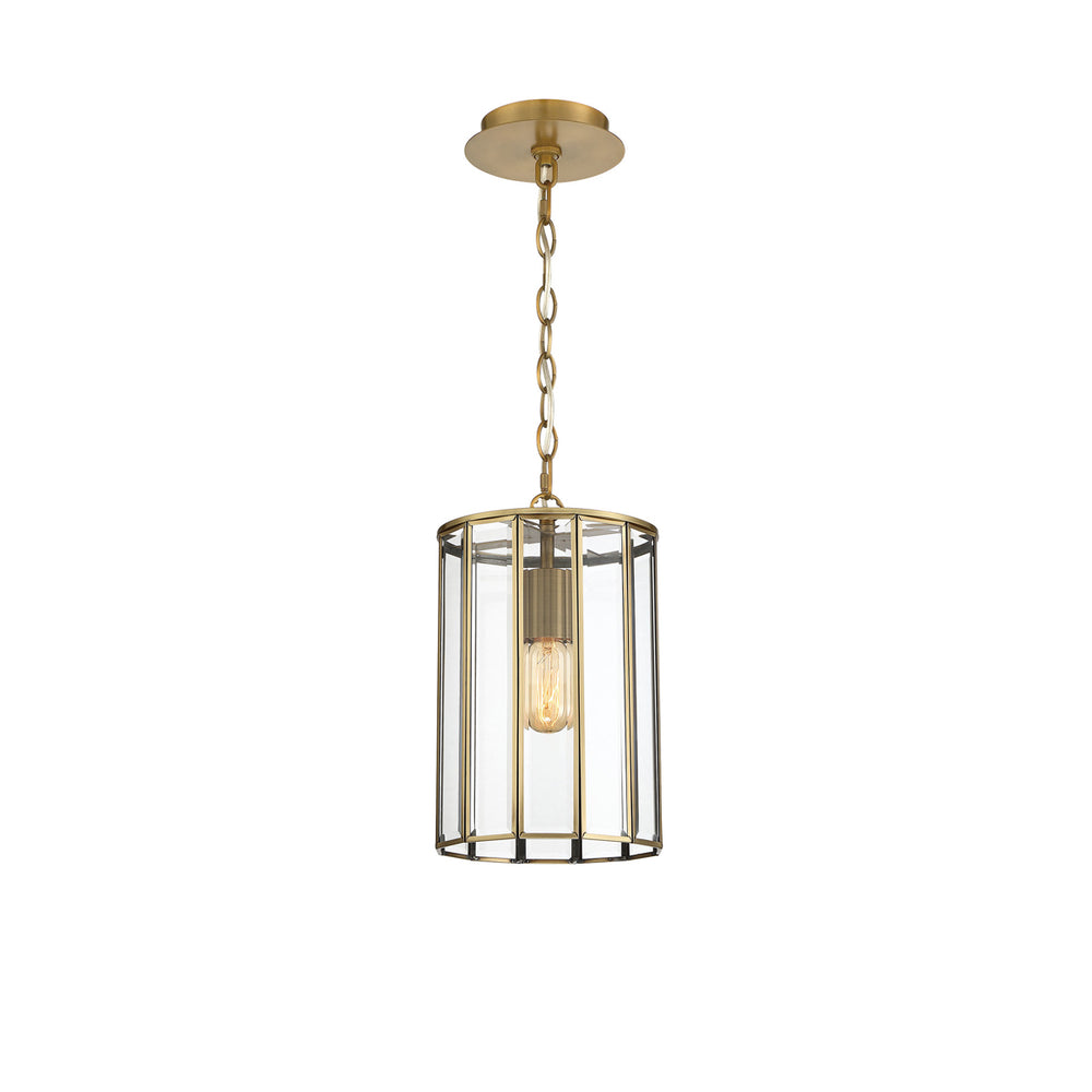 Eurofase - 37084-011 - One Light Pendant - Saville - Brass