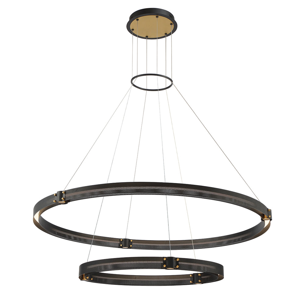 Eurofase - 37385-019 - LED Chandelier - Admiral - Matte Black/Gold