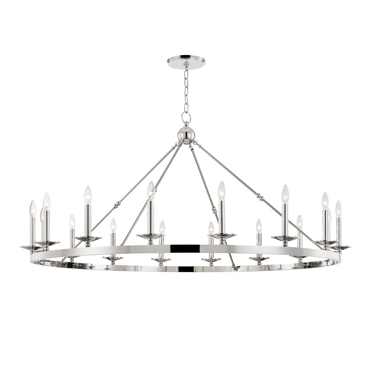 Hudson Valley - 3216-PN - 16 Light Chandelier - Allendale - Polished Nickel