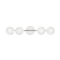 Hudson Valley - 9204-PN - Four Light Bath Bracket - Elmont - Polished Nickel