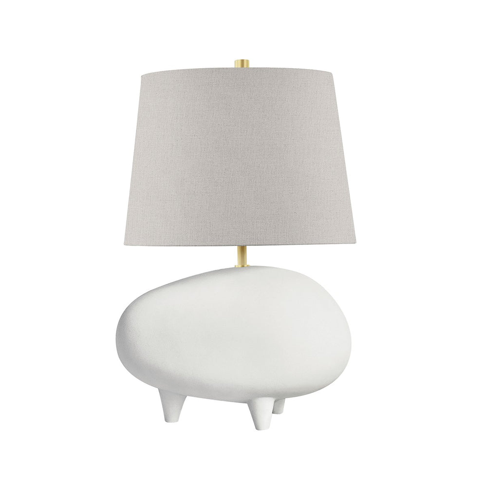 Hudson Valley - KBS1423201A-AGB/MW - One Light Table Lamp - Tiptoe - Aged Brass/Matte White