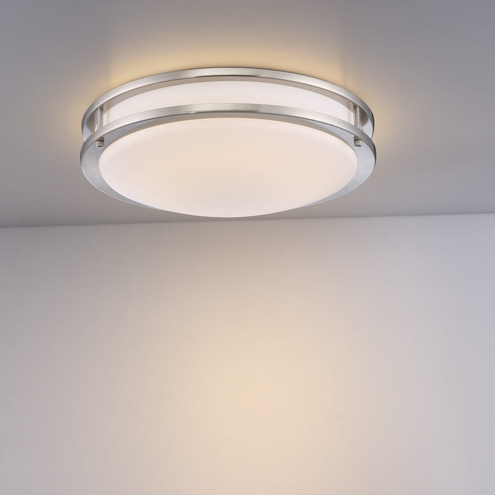 Eurofase - 30125-35-018 - LED Flush Mount - Warden - Satin Nickel