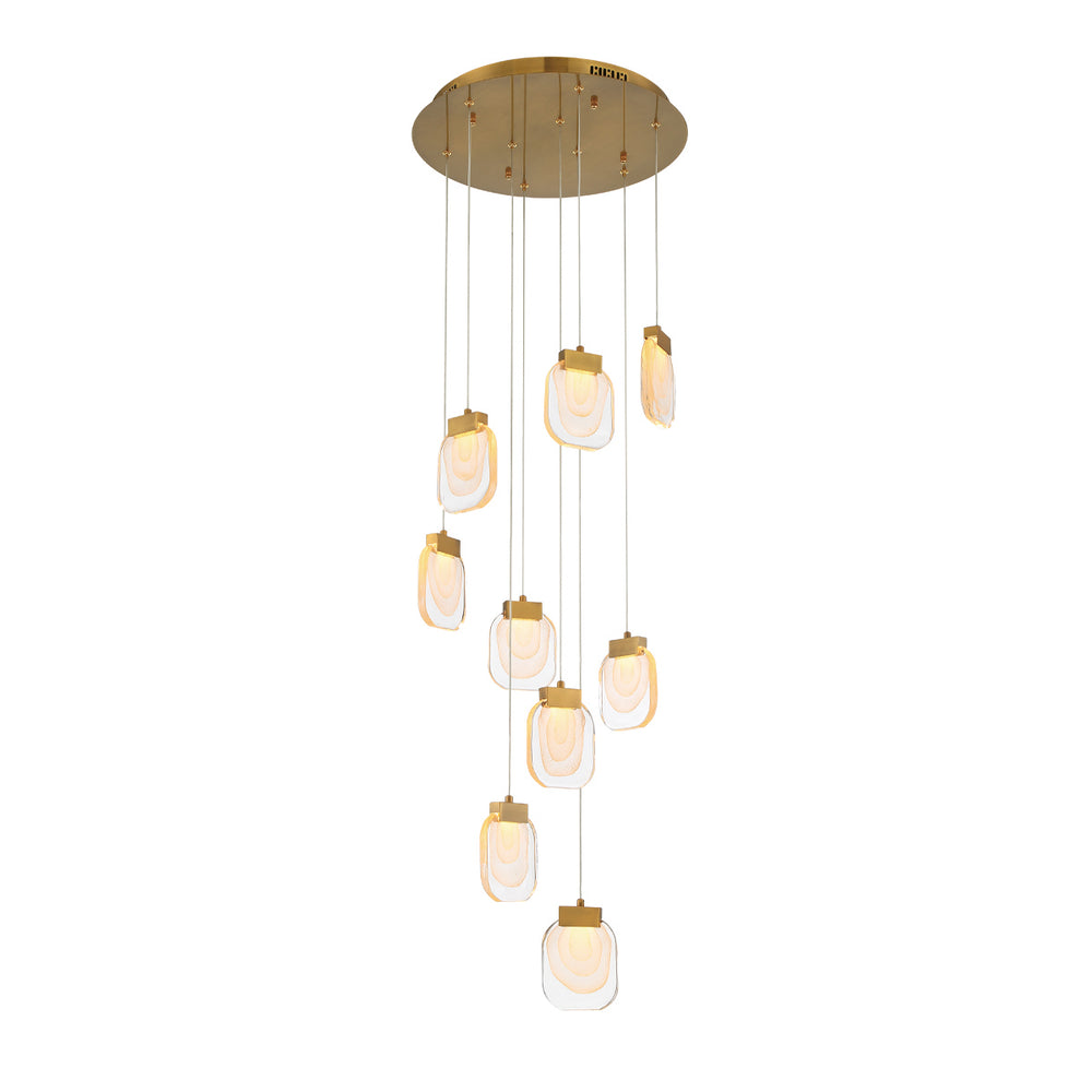 Eurofase - 38043-017 - LED Chandelier - Paget - Gold