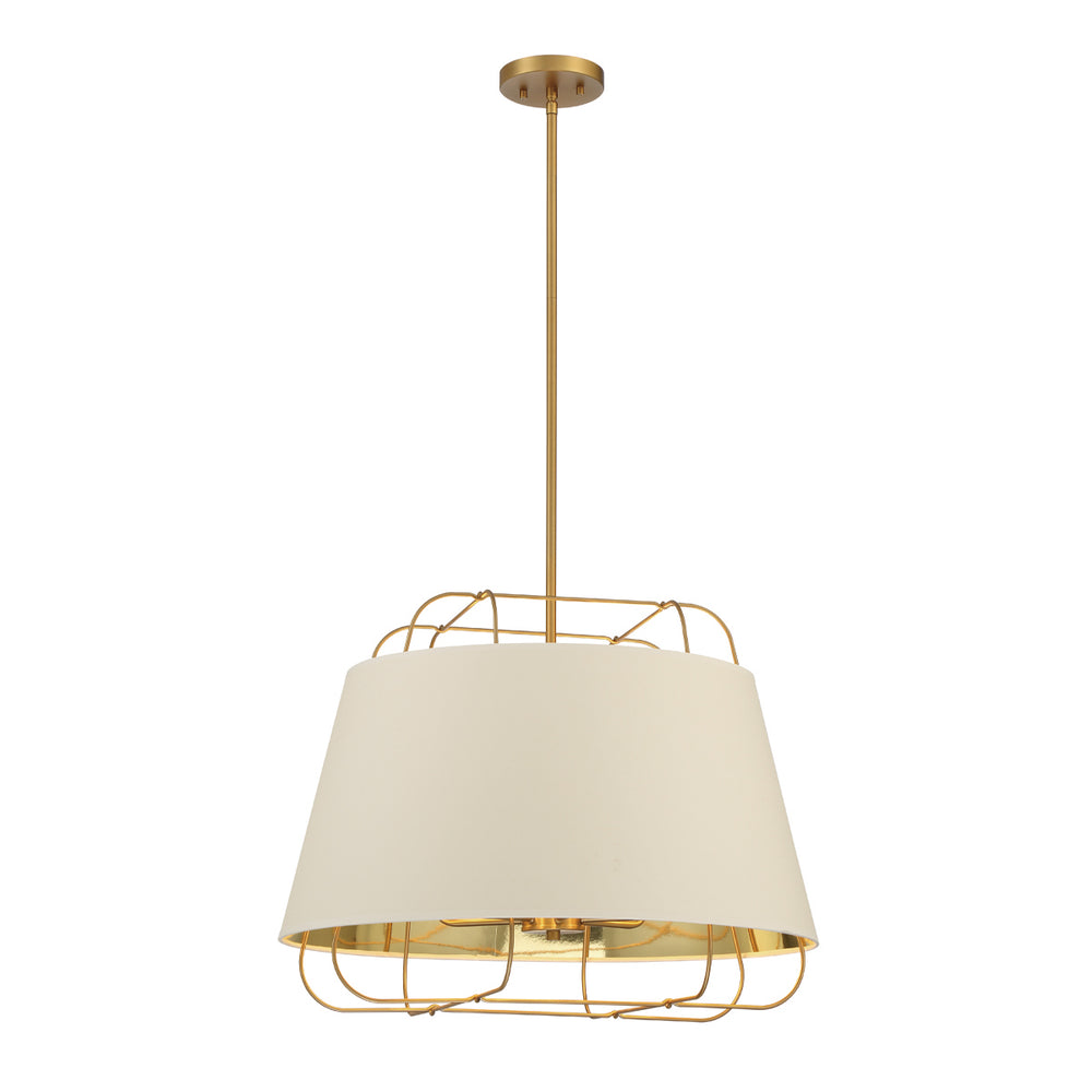 Eurofase - 38145-018 - Six Light Pendant - Tura - Brass