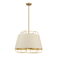 Eurofase - 38145-018 - Six Light Pendant - Tura - Brass