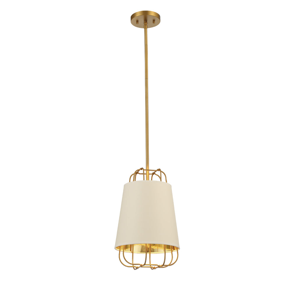 Eurofase - 38147-012 - One Light Pendant - Tura - Brass