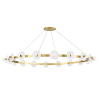 Hudson Valley - 4258-AGB - 18 Light Chandelier - Austen - Aged Brass