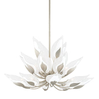 Hudson Valley - 4840-SL - 20 Light Chandelier - Blossom - Silver Leaf